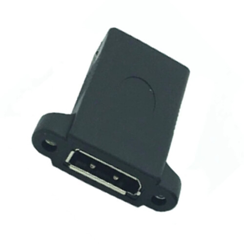 DisplayPort-stik Panelmontering Hun-til-hun forlængerkabel DP Hun-til-hun adapter