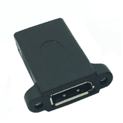DisplayPort-stik Panelmontering Hun-til-hun forlængerkabel DP Hun-til-hun adapter 1
