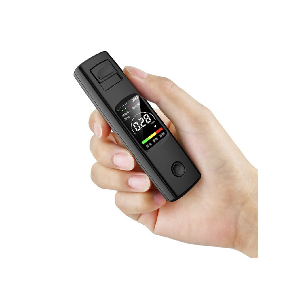 Alcohol Tester Professional High Sensitivity Breathalyzer Non-Contact Alcoholometer Rechargeable Portable B 4851222388386