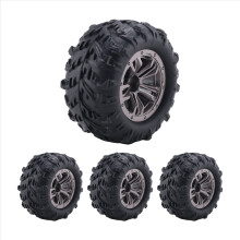 4 pneus de 80 mm pour voitures RC Xinlehong Q901 Q902 Q903 9130 9136 9137 9138 Hosim 1/16 (pièces de rechange), 1