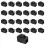 25 Pcs Rj45 Coupler Cat6 Keystone Jacks Inline Female to Insert 3