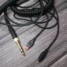 HD580 HD600 HD650 HD565 HD58X Kabel pro sluchátka s pružinovým připojením, upgrade naviják