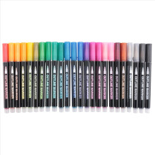 Shimmer Markers Doodle Outline Dazzles: 24 farger metalliske doble linjer glitterpenner sett Super Squiggles Sparkle Dazzlers