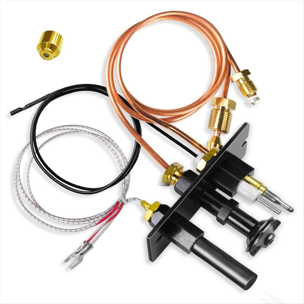 10002264 Propane And Natural Gas Pilot Assembly, 10002265 Lp & Ng 3 Way Replacement For Majestic, Temco, Fireplace 4851222380960