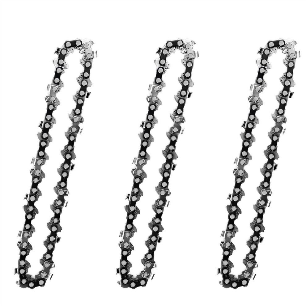 3Pcs 4-Inch 1/4 Inch Guide Saw Chain Mini Chainsaw For 4 Cordless Electric Protable Battery Handheld 4851222380526