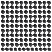 120 Pcs Soft Cutting Board Rubber Feet with Stainless Steel Screws 0.28 x 0.59 for Furniture, Electronics and Appliances
