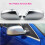 Capa de espelho retrovisor cromada prateada para Audi A4 B8.5 A3 A5 S5 RS5 5