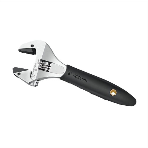 Ratchet Adjustable Wrench Self-Tightening Multi-Function Large Opening Bathroom 8 Inches