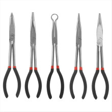 Long Needle Nose Pliers Set, 5 In1 11 Inch Wire Removal Tool - Bent Needle Nose Pliers 90 45 25 Degree