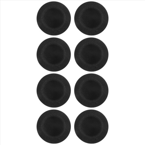 4 Pair 55mm Replacement Earphone Pad Covers for Headset Headphone Black 2