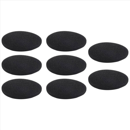 4 Pair 55mm Replacement Earphone Pad Covers for Headset Headphone Black 1