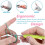 32PCS Crochet Hooks Set, Ergonomic with Case for Arthritic Hands, Extra Long Needles, A 6
