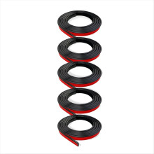 5 Rolls Total Window Grille Inserts Grid Kit Self Adhesive Peel and Stick Trim Simulated DIY Decorative Black