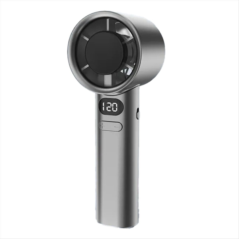 120 Gears Handheld Fan Portable 120 Wind Speed Mini Bladeless Hand Fans Rechargeable Office Usb Electric Fan 4852088523164