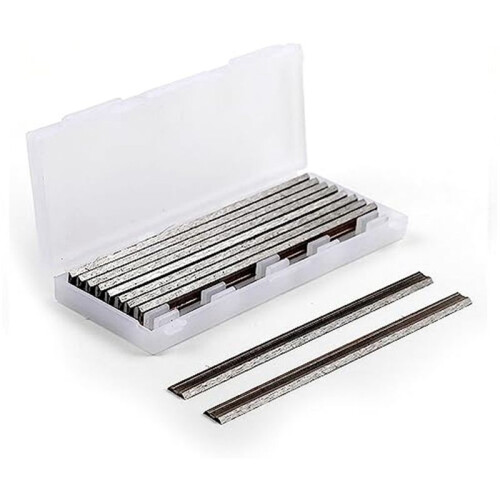 Lâminas de plaina de 3-1/4 polegadas, pacote com 10 unidades, lâminas de 82 mm, facas de substituição para Bosch, Makita, DeWalt. 1