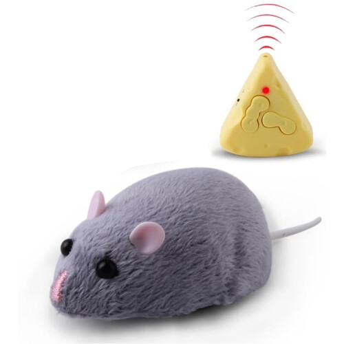 Souris télécommandées miniatures infrarouges pour chats, chiens et enfants - Idée cadeau de Noël