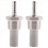 2X Hjemmebrygning Inline Oxygenering Diffusionsten Luftningssten 1/2 Npt Karboniseringssten 1
