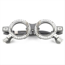 1 Stück Optometrie-Probelinsenrahmen, ophthalmologisches Instrument, feste Pupillendistanz (PD) 56