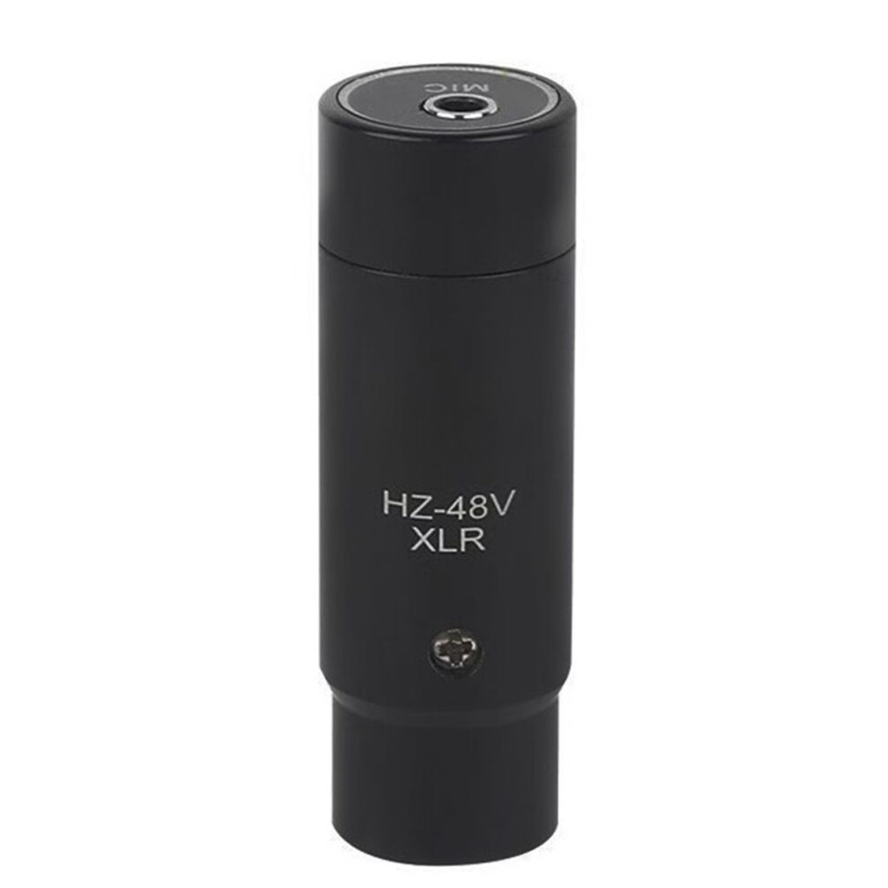 Phantom Power Adapter Microphone System Audio Mixer For Condenser Mic 48V Xlr Mic Adapter 3.5Mm,Microphone Amplifier 4851222351878