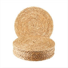 Round Woven Placemats Set of 10, 12 Inch Boho Rattan Placemats Hand-Woven Placemats, for Dining Table,Home,Wedding