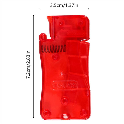 Auto Needle Threader for Hand Sewing, New Simple Needle Threader, Easy to Use Needle Threaders Tool,Red 5pcs 2