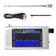 Δέκτης SDR V6 Radio MW SSB CW HAM πλήρους ζώνης με οθόνη IPS 4,3 ιντσών για επικοινωνία HAM