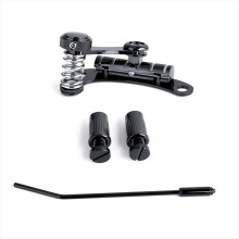 Gitarvibrato-tailpiece tremolo, flat top tremolo-enhet vibrato-bro for LP elektriske gitarer svart