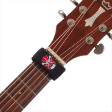 Gitarstråletape for gitarer Ukulele strengeinstrumenter Gitarbåndstrenger Demper Støydemper Demperinnpakninger Rødt ansikt