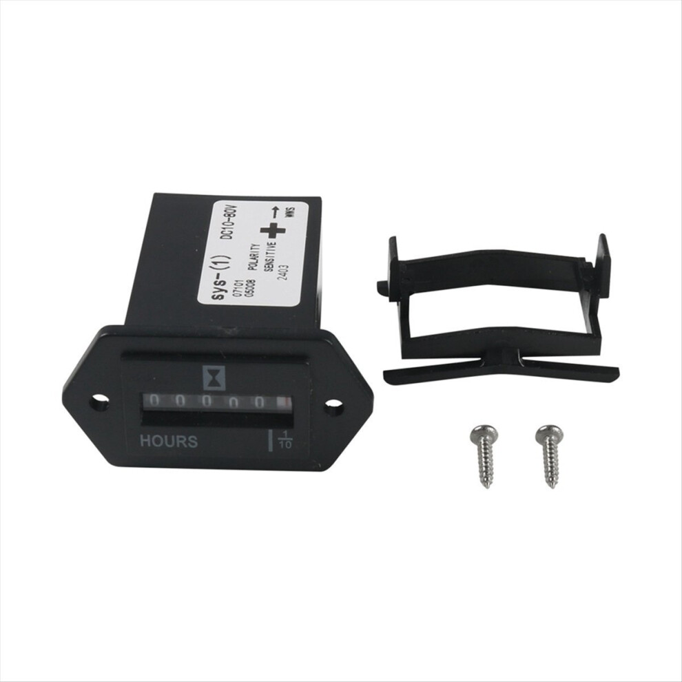 10-80V Mechanical Hour Meter - Hourmeter For Engine Generator Boat Motorcross Motor Truck Tractor 4852088511901