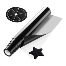 Puff Vinyl-Wärmetransferfolie, 3D Puff HTV Vinyl-Wärmetransferfolie, Puffy Vinyl-Bügelfolie für T-Shirts, für Hitze, 25,4 cm x 3,05 m, B