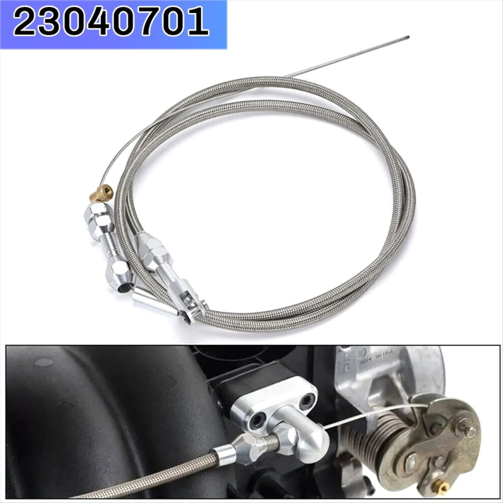 36Inch Stainless Steel Braided Throttle Cable 23040701 Fit For Ls1 4.8 5.3 5.7 6.0 Engine 4853544082690