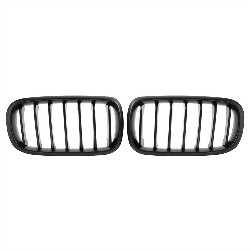 Car Front Bumper Kidney Grill Grilles 51712334708 51712334710 For X5 X6 F15 F16 2014-2018 Middle Grid Grille 4853544078549