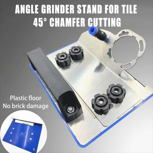 100 Type Angle Grinder Stand for Tile 45 Chamfer Cutting Metal Ceramic Tile Chamfering Frame Portable Chamferer Tool B 2