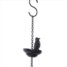 Mobile Birds on Cups Rain Chain for Outside, Rain Chains for Gutters Downspouts Rain Chain for Home,9x7x80cm