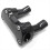 Tampa superior preta para elevadores de guidão de 3,5 polegadas com abraçadeira para Dyna Softail XL 3