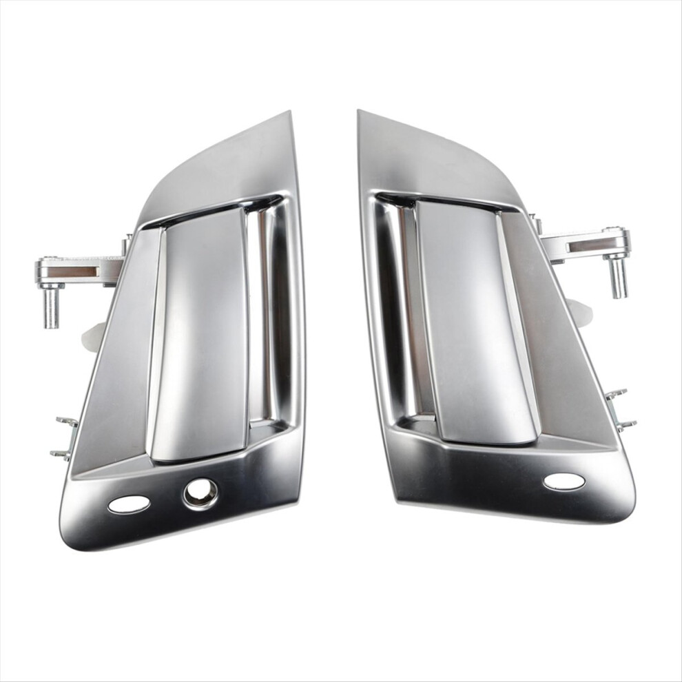 1 Pair Exterior Front Left & Right Side Door Handle Assembly For 370Z 2009-2018 80607-1Ea0b 80606-1Ea0b Light 4853544004074