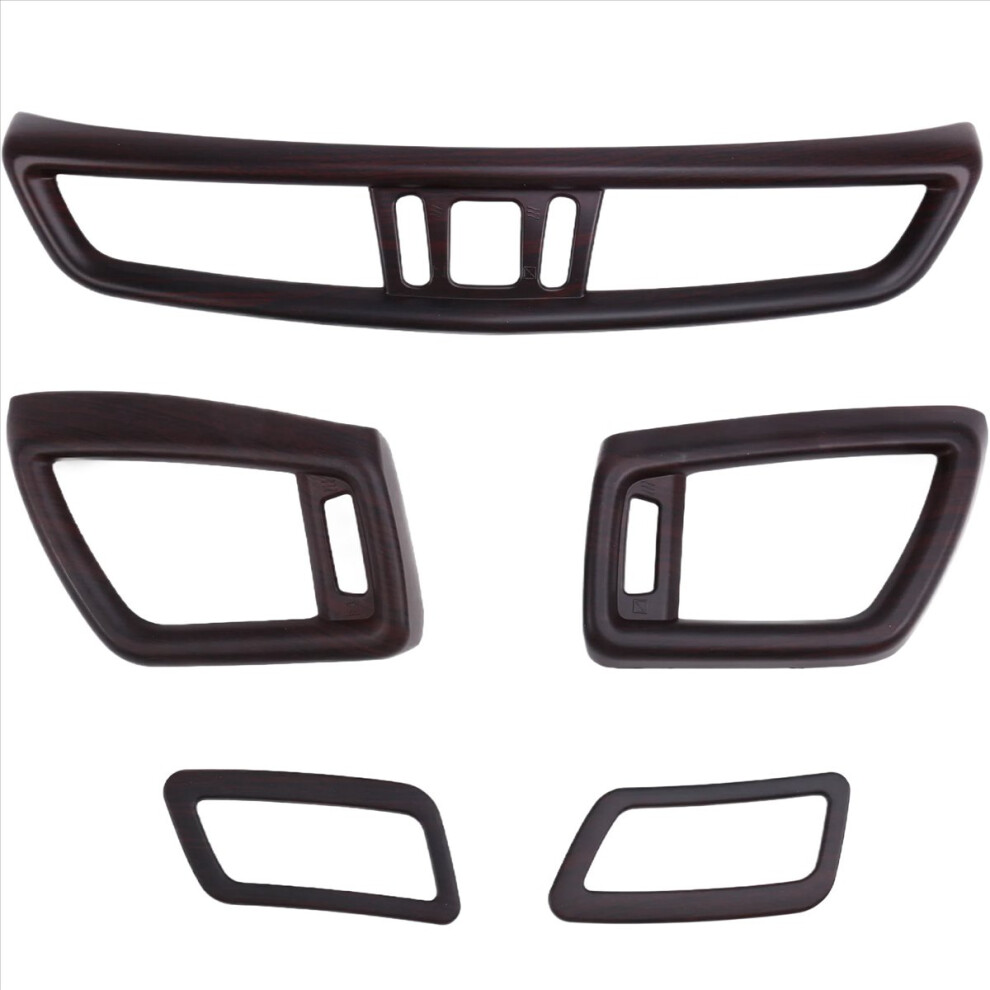 5 Pcs Car Front Console Air Condition Vent Outlet Cover For T32 Rogue J11 2014-2020 Wood Peach 4853544013502