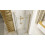 Καμπίνα Ντους Rea Hugo 100x80 Brushed Gold 5