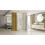 Καμπίνα Ντους Rea Hugo 100x80 Brushed Gold 3