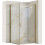 Καμπίνα Ντους Rea Hugo 90x90 Brushed Gold 1