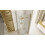 Καμπίνα Ντους Rea Hugo 90x90 Brushed Gold 5