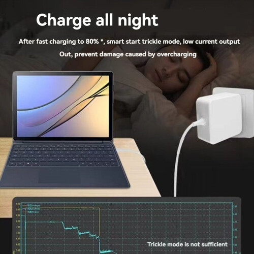 90W USB C strømadapter for bærbar PC Type C strøm PD hurtiglader for bærbar PC EU-plugg 2