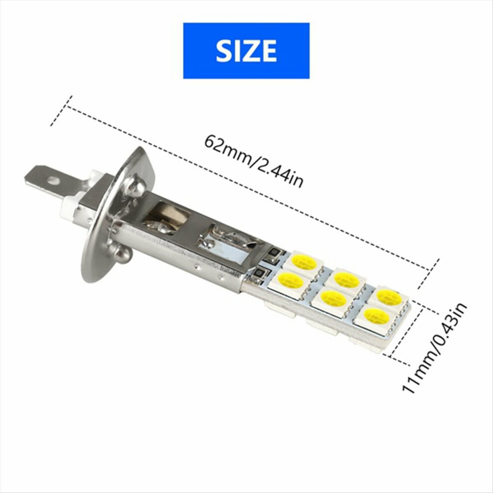20Pcs H1 6000K Super 80W Led Head Bulbs Kit Fog Driving White/Light 4853544038925