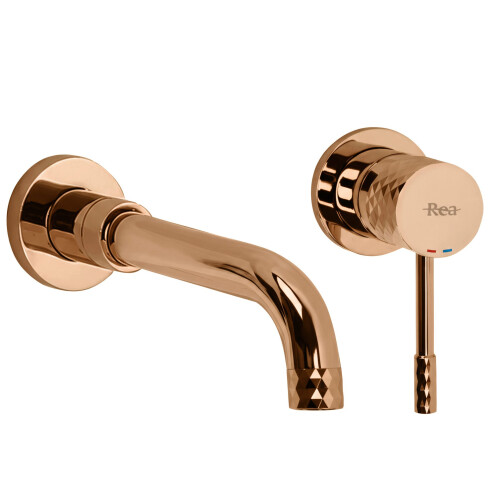 Rea Lungo Diamond Copper Χρυσό Βουρτσισμένο Κρυφό Βρύση + Box