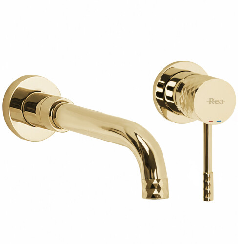Rea Lungo Diamond Gold Χρυσό Βουρτσισμένο Κρυφό Βρύση + Box