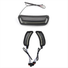 Motorsykkel hvit frontlyktventil aksent LED for Softail Low Rider EL FXRST FXLRST 2022-2024