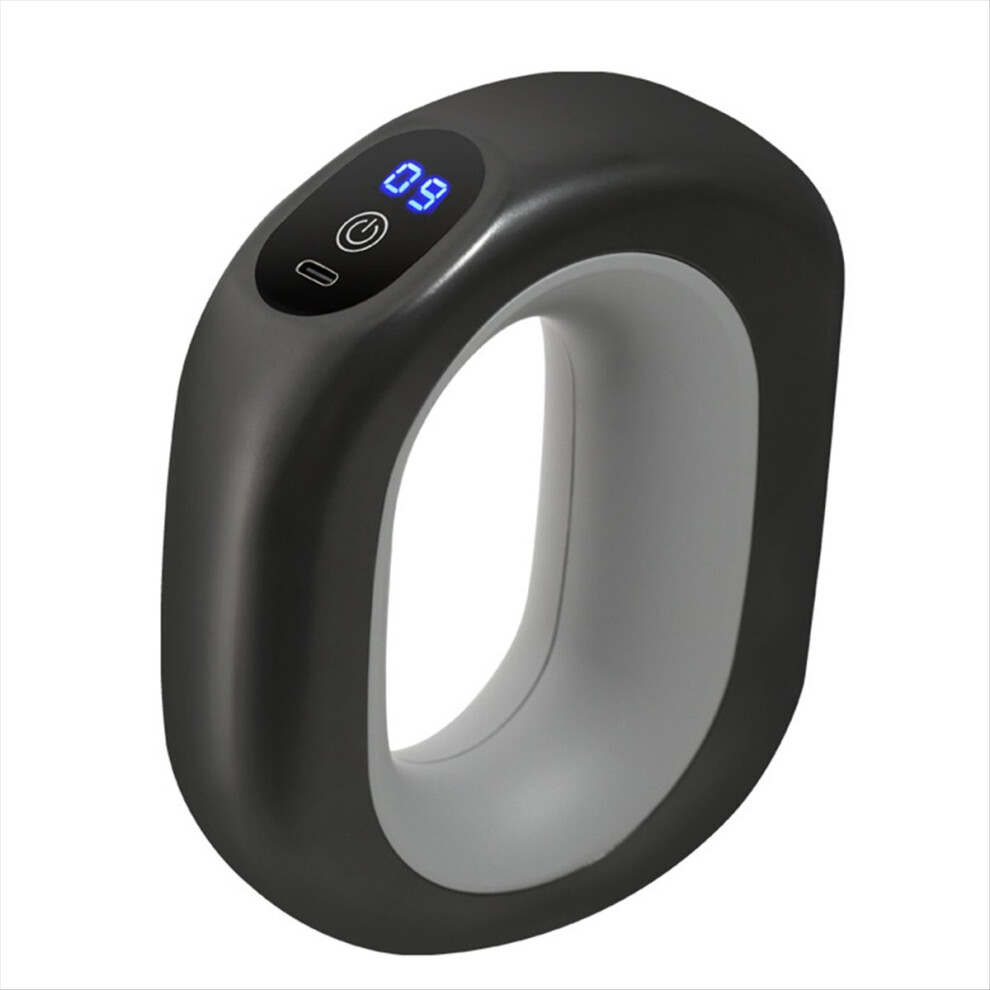 Black Portable Ring Massager Bundle Vibration Mode Electric Sports Massager Muscle Massage