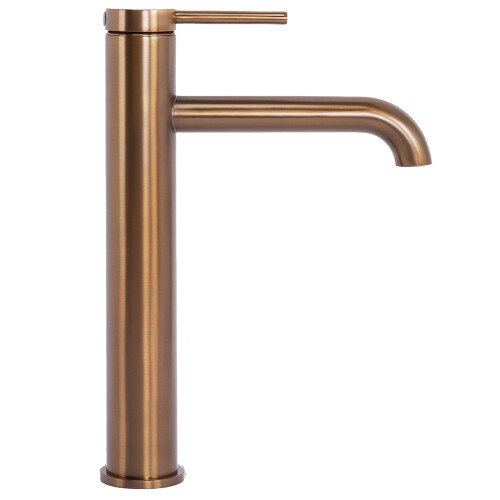 Βρύση Νιπτήρα Rea Spot Black Brush Copper High 1