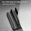 Adjustable Vertical Laptop Stand Holder Vertical Bracket Mount - Space Saving Organizer Black 3
