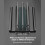 Adjustable Vertical Laptop Stand Holder Vertical Bracket Mount - Space Saving Organizer Black 4